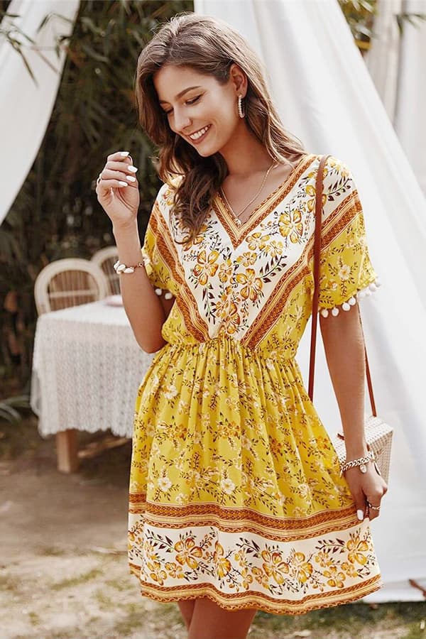 Estilo Boho Vestidos Outlet Springfield Moda Marcas Boho Chic Boho